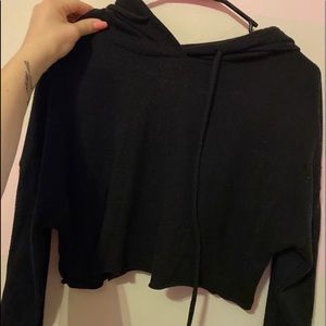 Cropped hoodie